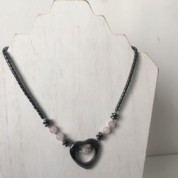 Hematite handmade necklace - Picture 3 of 6